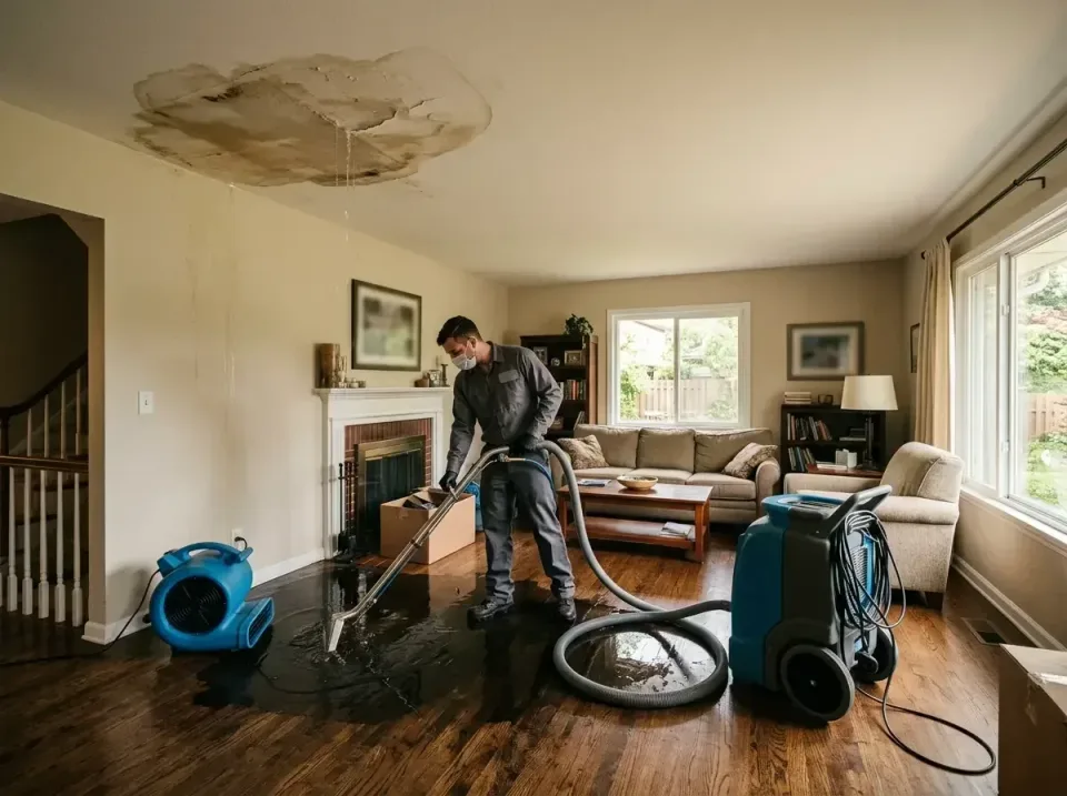 attic-pipe-burst-ceiling-drip-008 — frequently asked questions, Water Damage Restoration & Carpet Care in Collierville, TN